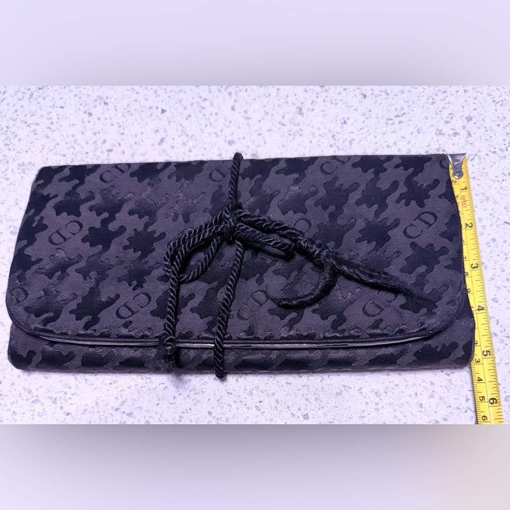 Christian Dior, rare houndstooth trifold